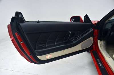 1991 Acura NSX in Formula Red over Ivory