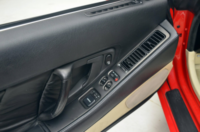 1991 Acura NSX in Formula Red over Ivory