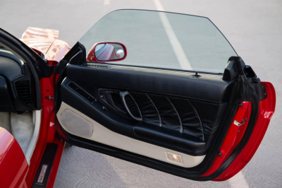 1991 Acura NSX in Formula Red over Ivory