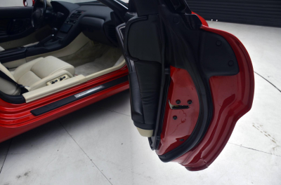 1991 Acura NSX in Formula Red over Ivory