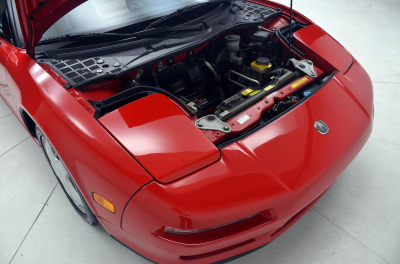1991 Acura NSX in Formula Red over Ivory