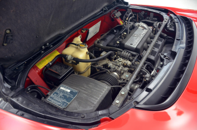 1991 Acura NSX in Formula Red over Ivory