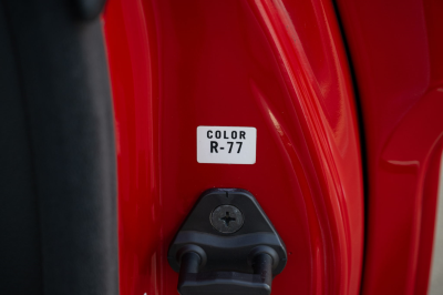 1991 Acura NSX in Formula Red over Ivory