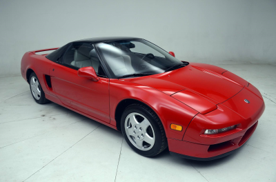 1991 Acura NSX in Formula Red over Ivory
