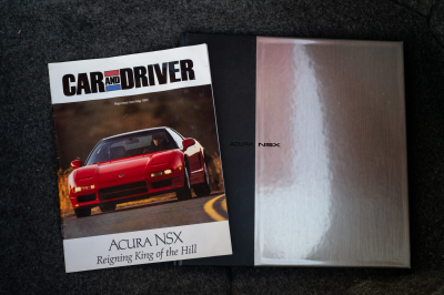 1991 Acura NSX in Formula Red over Ivory