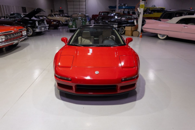 1991 Acura NSX in Formula Red over Ivory