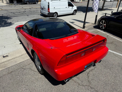 1991 Acura NSX in Formula Red over Ivory