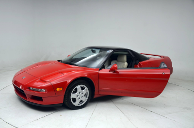 1991 Acura NSX in Formula Red over Ivory