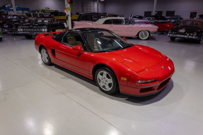 1991 Acura NSX in Formula Red over Ivory