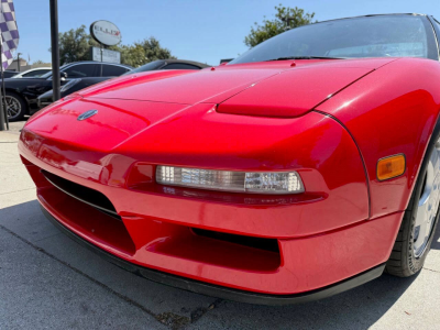 1991 Acura NSX in Formula Red over Ivory