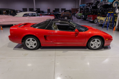 1991 Acura NSX in Formula Red over Ivory
