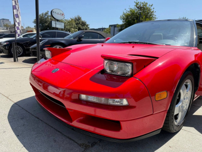 1991 Acura NSX in Formula Red over Ivory