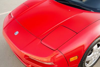 1991 Acura NSX in Formula Red over Ivory