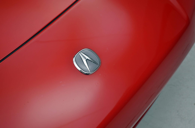 1991 Acura NSX in Formula Red over Ivory