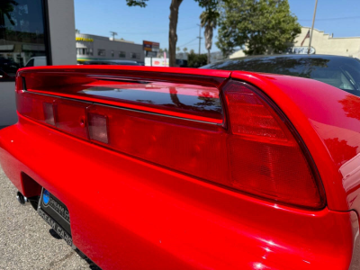 1991 Acura NSX in Formula Red over Ivory