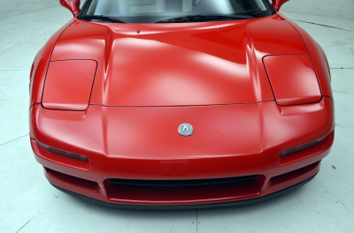 1991 Acura NSX in Formula Red over Ivory