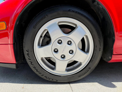 1991 Acura NSX in Formula Red over Ivory