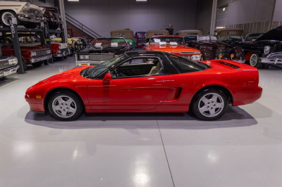 1991 Acura NSX in Formula Red over Ivory
