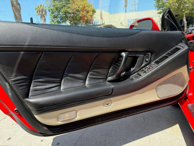 1991 Acura NSX in Formula Red over Ivory