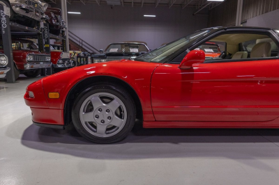 1991 Acura NSX in Formula Red over Ivory