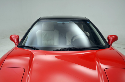 1991 Acura NSX in Formula Red over Ivory