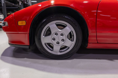1991 Acura NSX in Formula Red over Ivory