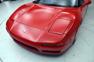 1991 Acura NSX in Formula Red over Ivory