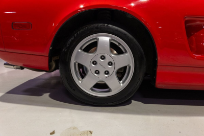 1991 Acura NSX in Formula Red over Ivory