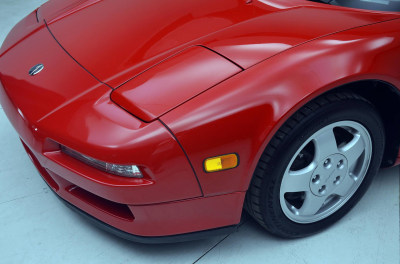 1991 Acura NSX in Formula Red over Ivory