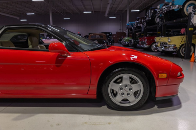 1991 Acura NSX in Formula Red over Ivory