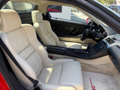 1991 Acura NSX in Formula Red over Ivory