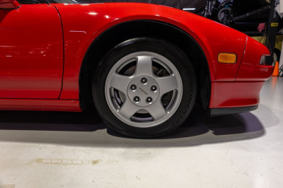 1991 Acura NSX in Formula Red over Ivory