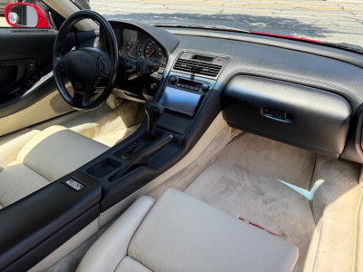 1991 Acura NSX in Formula Red over Ivory