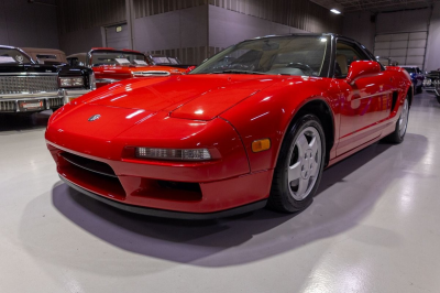 1991 Acura NSX in Formula Red over Ivory
