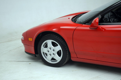 1991 Acura NSX in Formula Red over Ivory