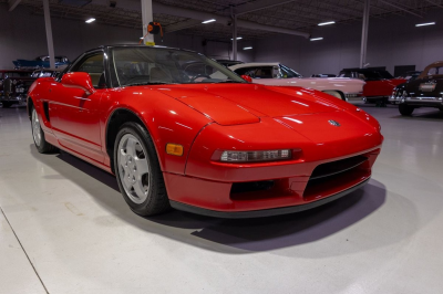 1991 Acura NSX in Formula Red over Ivory