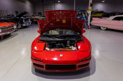 1991 Acura NSX in Formula Red over Ivory