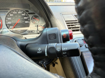 1991 Acura NSX in Formula Red over Ivory