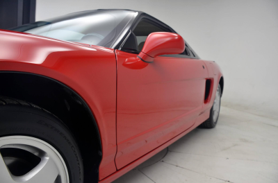1991 Acura NSX in Formula Red over Ivory