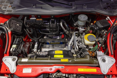 1991 Acura NSX in Formula Red over Ivory
