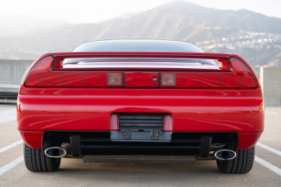 1991 Acura NSX in Formula Red over Ivory