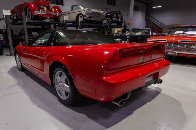 1991 Acura NSX in Formula Red over Ivory