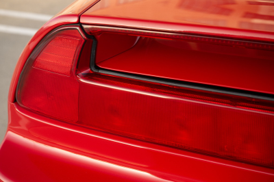 1991 Acura NSX in Formula Red over Ivory
