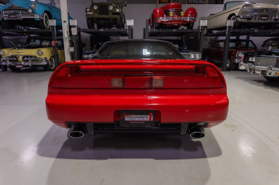 1991 Acura NSX in Formula Red over Ivory