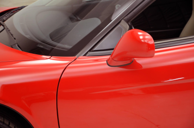 1991 Acura NSX in Formula Red over Ivory