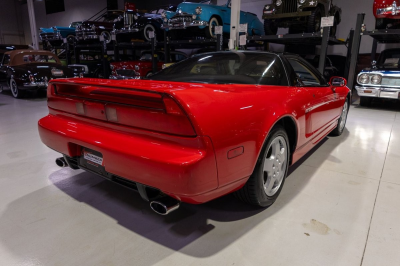 1991 Acura NSX in Formula Red over Ivory