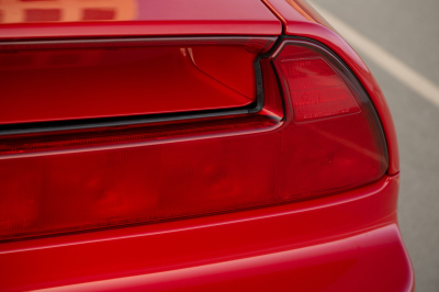 1991 Acura NSX in Formula Red over Ivory