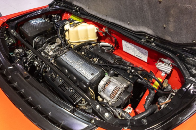 1991 Acura NSX in Formula Red over Ivory