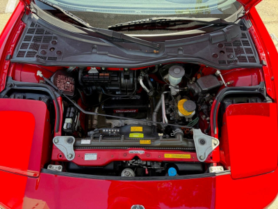 1991 Acura NSX in Formula Red over Ivory