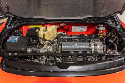1991 Acura NSX in Formula Red over Ivory